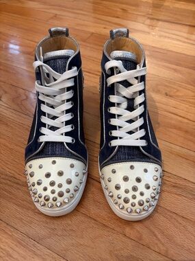 Lou Boutin Denim Sneakers